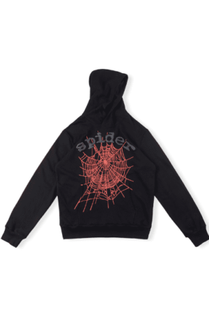 Moletom Sp5der com Logo Vermelha "Preta"