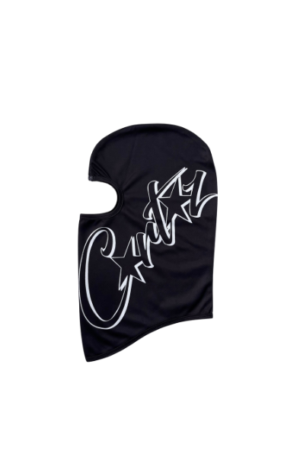 Balaclava Corteiz com Logo Branco"Preto"