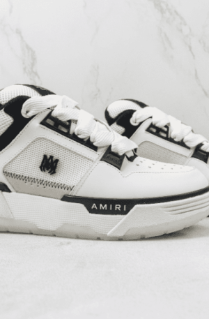 Tênis Amiri MA-1 Low-Top "Branco/Preto"