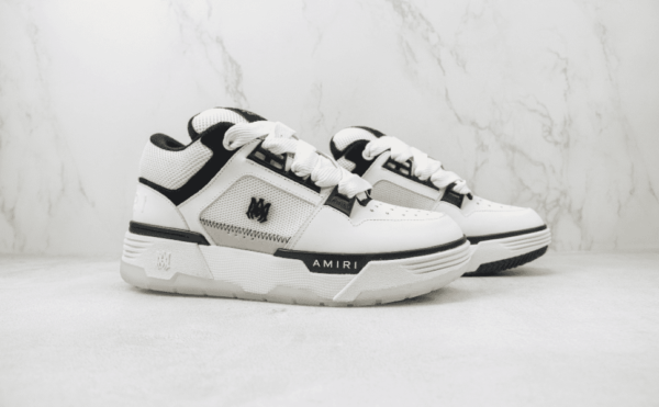 Tênis Amiri MA-1 Low-Top "Branco/Preto"