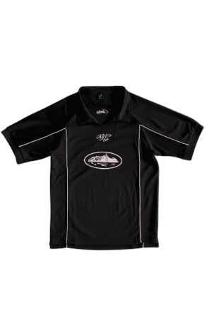 Camisa Corteiz Talismo Football com Logo Rosa "Preta"