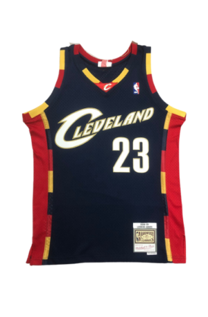 Regata Mitchell & Ness NBA Men's Cleveland Cavaliers Lebron James 2008-09 Hardwood Classics Alternate Swingman