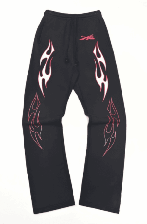 Calça Moletom Hellstar Sports Future Flame Black