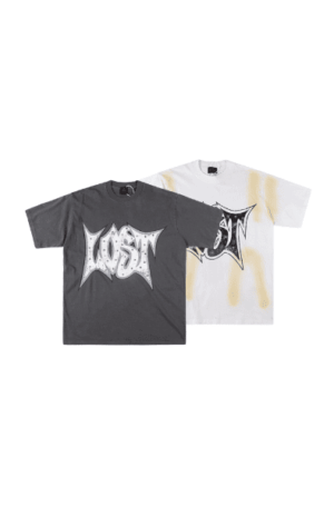 Camisa Lost Intricacy Black Washed