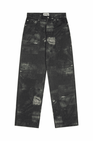Calça Jeans Stussy FW24 Big Ol' Jean Stenpat Camo
