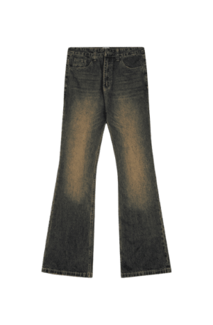 Calça Jeans Flare Balenciaga Faded