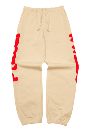 Calça Moletom Sp5der Beluga “Bege”