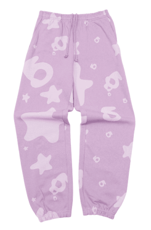 Calça Moletom Sp5der star-print