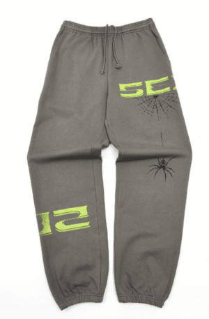 Calças Moletom Sp5der 5ex"Dark Grey"