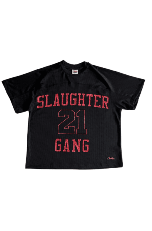 Camisa Corteiz X Slaughter Gang 21 Savage Mesh