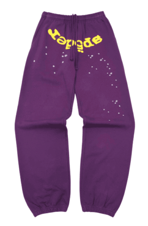 Calça Moletom Sp5der Star OG Web V2 "Roxa"