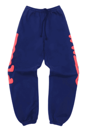 Calça Moletom Sp5der Beluga “Azul”