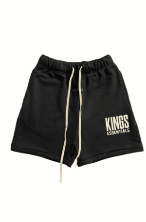 Short Fear of God Essentials x NBA Kings "Preto"