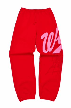 Calça Moletom Sp5der Stadium "Vemelha"