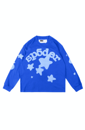 Camisa Manga Longa Sp5der Beluga Heavyweight "Azul"