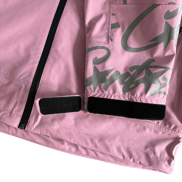 Jaqueta Corteiz Elitework Waterproof Shell(Rosa) - Imagem 9