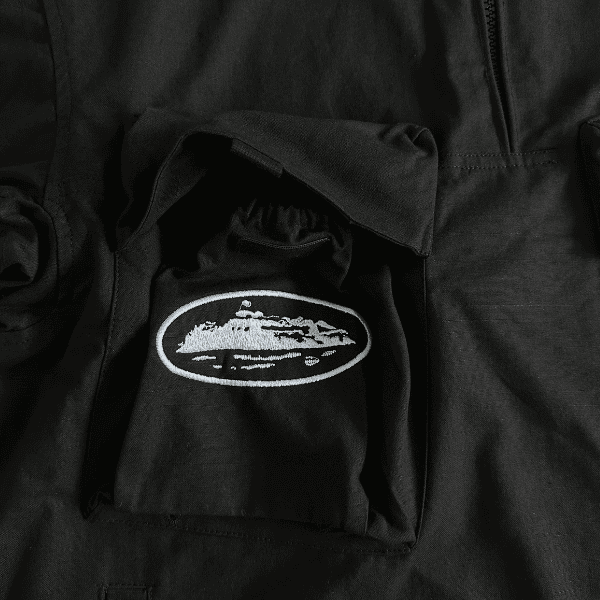 Jaqueta Corteiz Alcatraz Sun & Rain Windbreaker (Preto) - Imagem 7