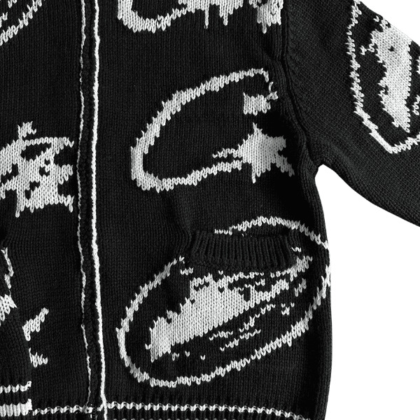 Jaqueta Crochê Corteiz VVS Jacquard - Imagem 9