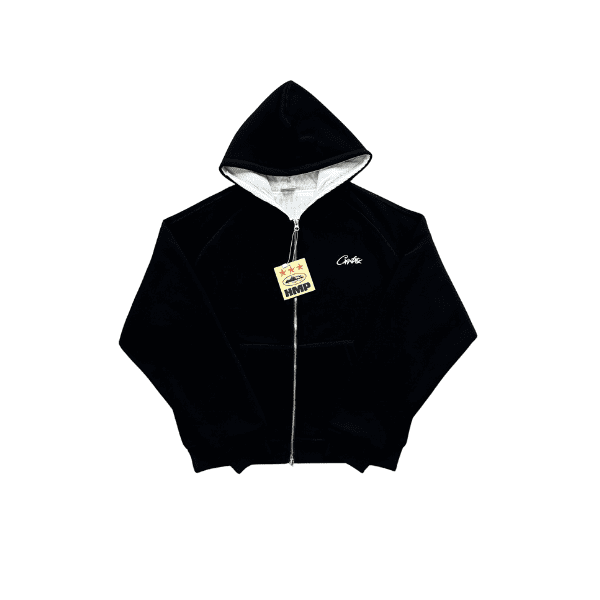 Jaqueta Corteiz Zip Up HMP Thermal (Preta)