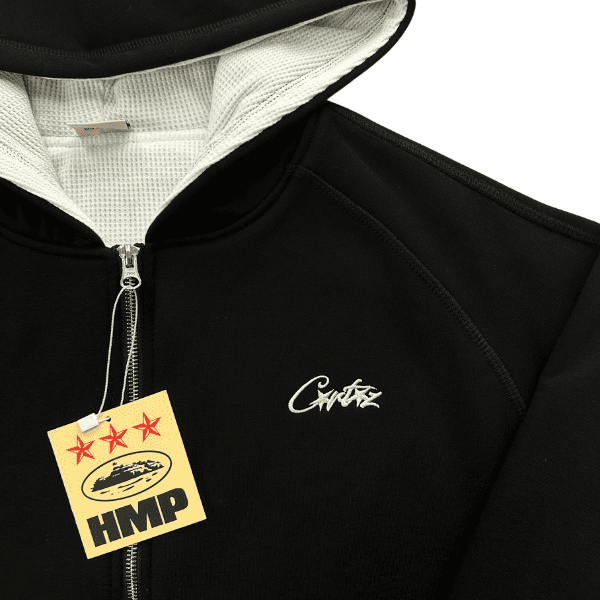 Jaqueta Corteiz Zip Up HMP Thermal (Preta) - Imagem 3