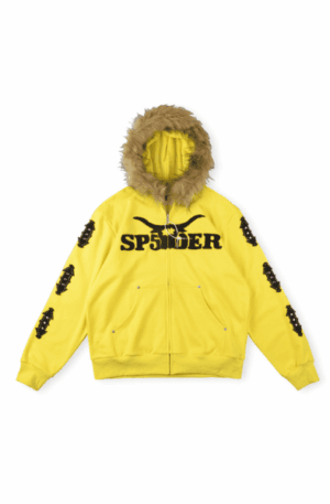 Jaqueta Sp5der Fur Hooded
