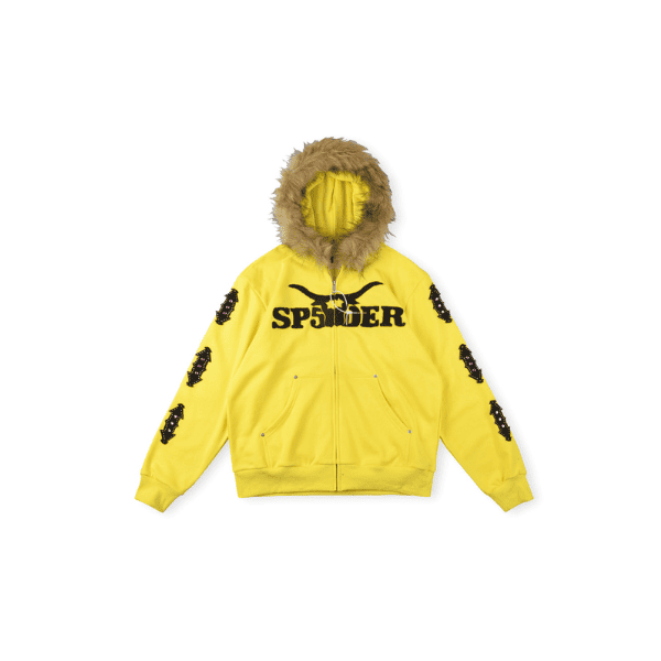 Jaqueta Sp5der Fur Hooded