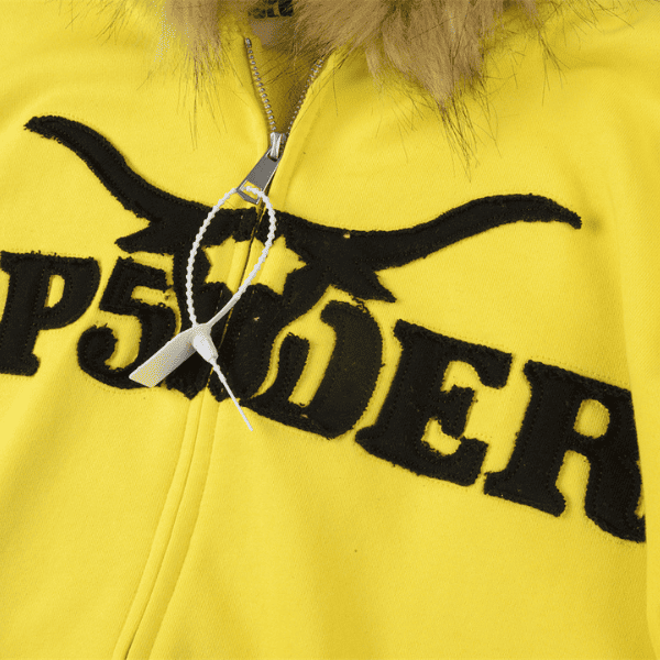 Jaqueta Sp5der Fur Hooded - Imagem 5