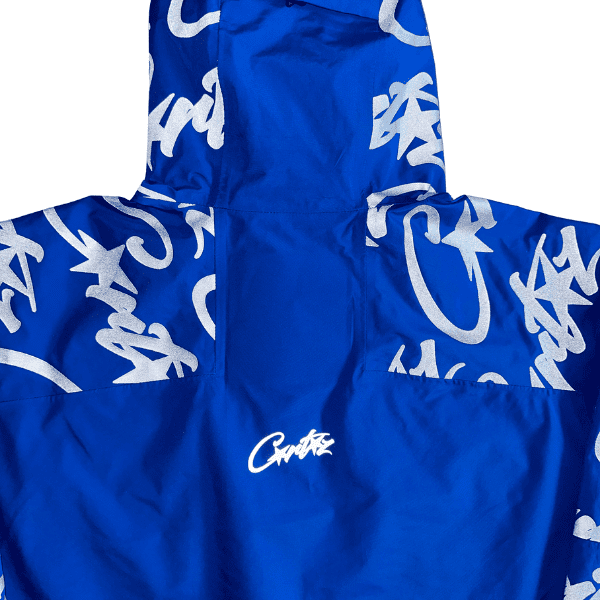 Jaqueta Corteiz Elitework Waterproof Shell (Azul) - Imagem 4