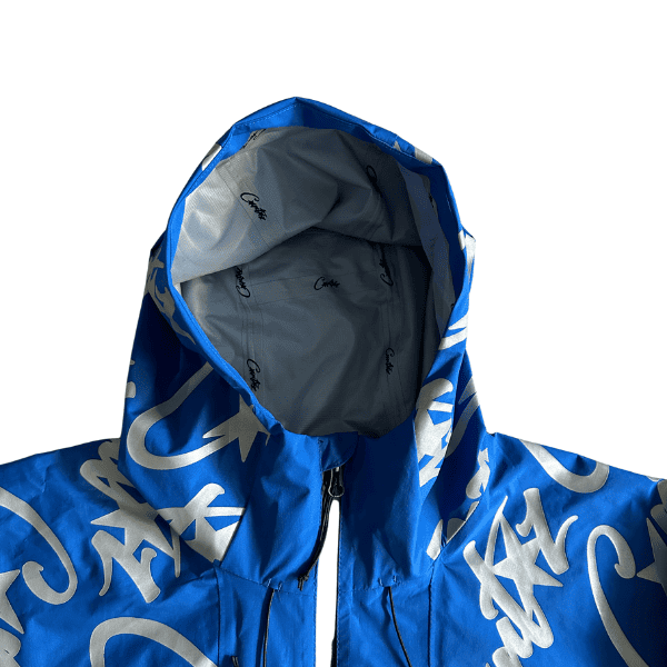 Jaqueta Corteiz Elitework Waterproof Shell (Azul) - Imagem 5