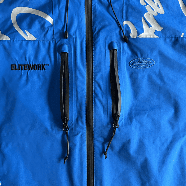 Jaqueta Corteiz Elitework Waterproof Shell (Azul) - Imagem 8