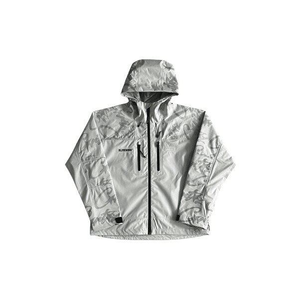Jaqueta Corteiz Elitework Waterproof Shell (Branca)
