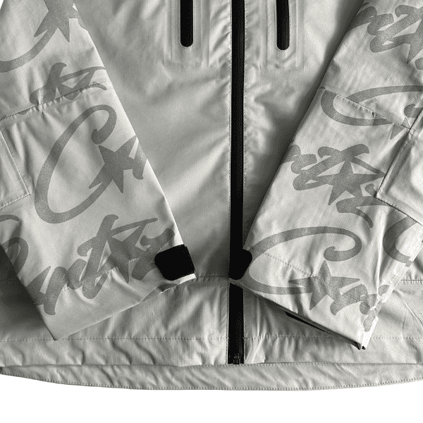 Jaqueta Corteiz Elitework Waterproof Shell (Branca) - Imagem 4