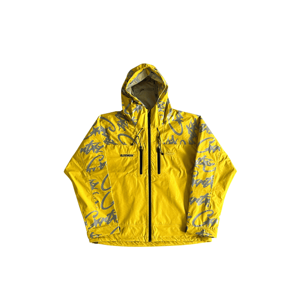 Jaqueta Corteiz Elitework Waterproof Shell(Amarelo)