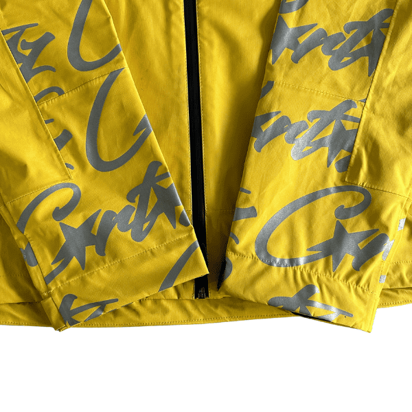 Jaqueta Corteiz Elitework Waterproof Shell(Amarelo) - Imagem 7