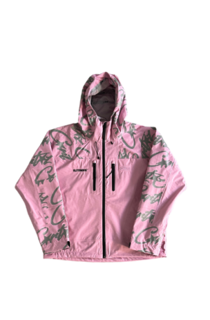 Jaqueta Corteiz Elitework Waterproof Shell(Rosa)