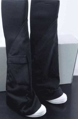 Botas Rick Owens Cargo Fetish (Preta)