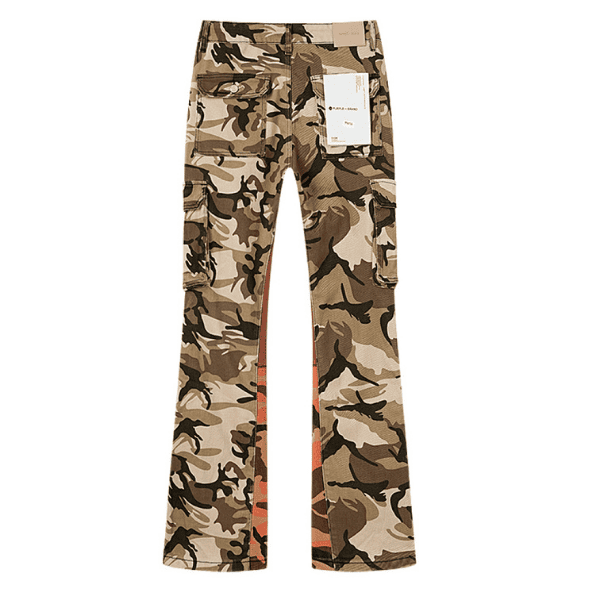 Calça Jeans Purple Brand Camuflada Flare (Laranja) - Imagem 2
