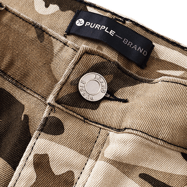 Calça Jeans Purple Brand Camuflada Flare (Laranja) - Imagem 3