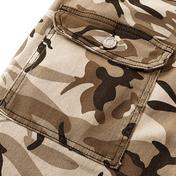 Calça Jeans Purple Brand Camuflada Flare (Laranja) - Imagem 8