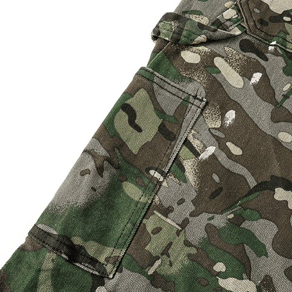 Calça Jeans Purple Brand Camuflada Flare (Verde Claro) - Imagem 7