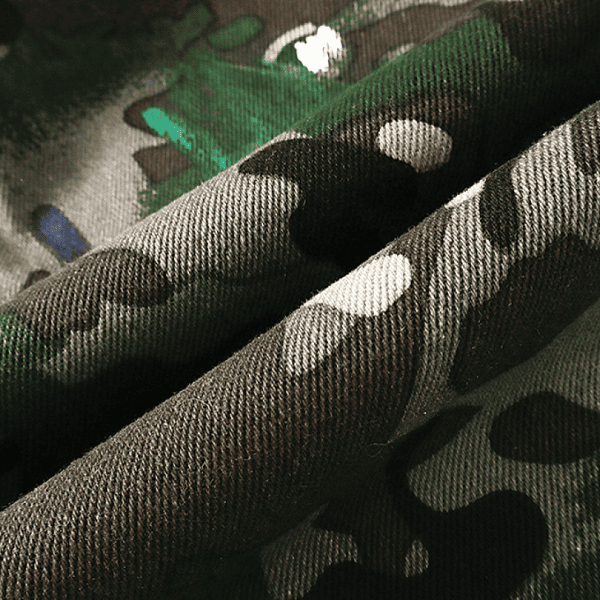 Calça Jeans Purple Brand Camuflada Flare (Verde Claro) - Imagem 8