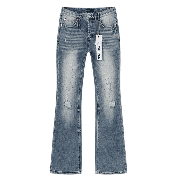 Calça Jeans Flared Purple Brand (Azul)