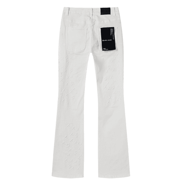 Calça Jeans Flared Purple Brand (Branca) - Imagem 2