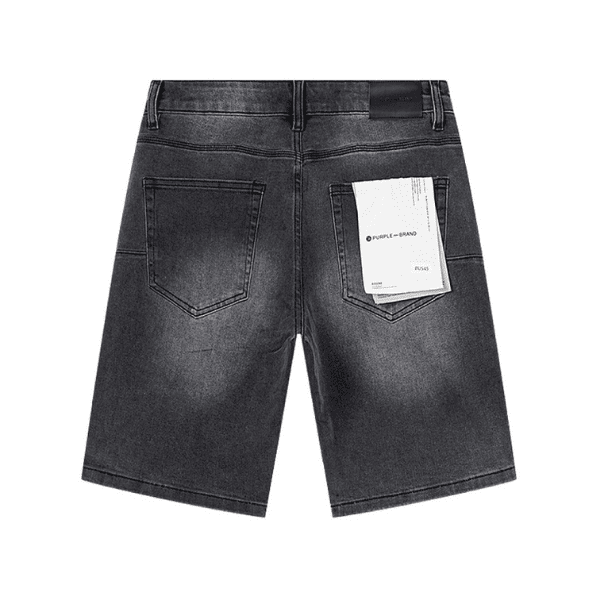 Short Jeans Purple Brand decorados com strass e P (Preta) - Imagem 2