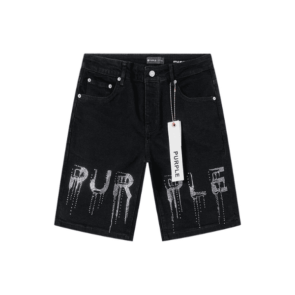 Short Jeans Purple Brand (Preto)