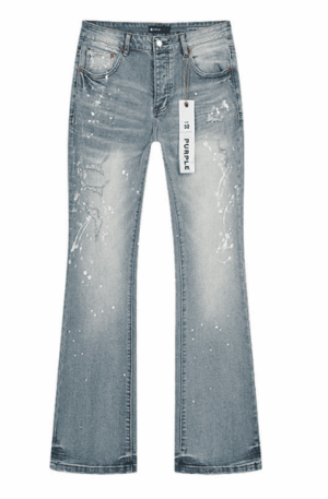 Calça Jeans Flared Purple Brand (Cinza)
