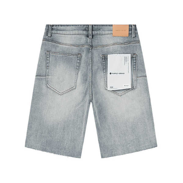 Short Jeans Purple Brando com logo rosa (Cinza) - Imagem 2