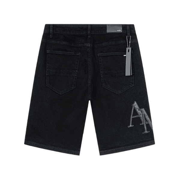 Short Amiri Logo Couro(Preto) - Imagem 2