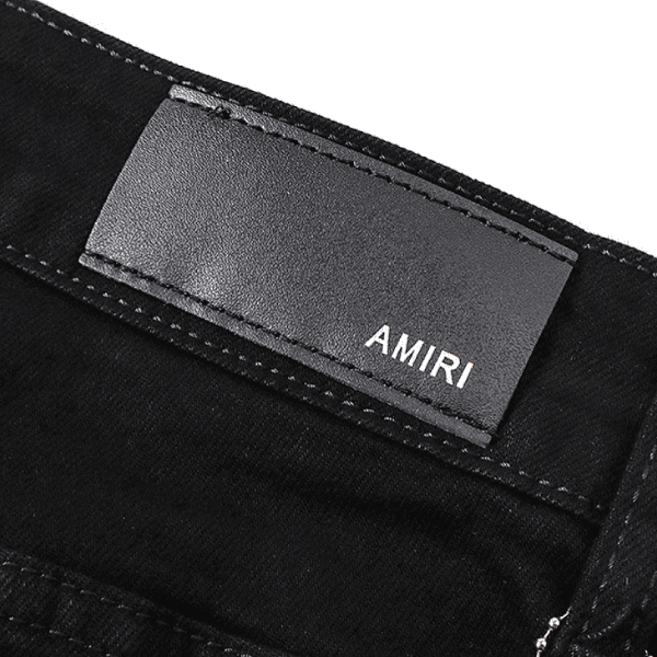 Short Amiri Logo Couro(Preto) - Imagem 4