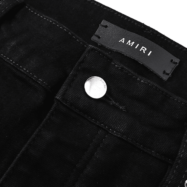 Short Amiri Logo Couro(Preto) - Imagem 5